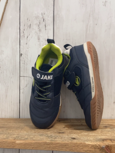 Jako  Schuhe Gr. 28  blau hellgrüner Bund weiße Ferse 