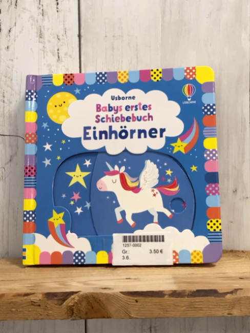   Pappbuch Babys erstes Schiebebuch Einhörner 