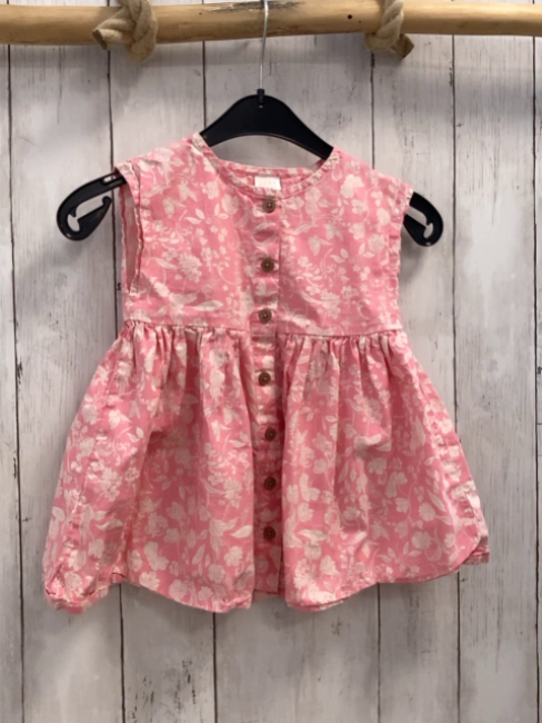 Next  Kleid  Gr. 92  pink weiße Blumen 