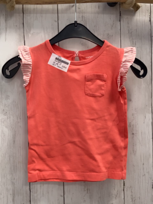 Carter´s T-Shirt Gr. 92  himbeere gestreifte Ärmel