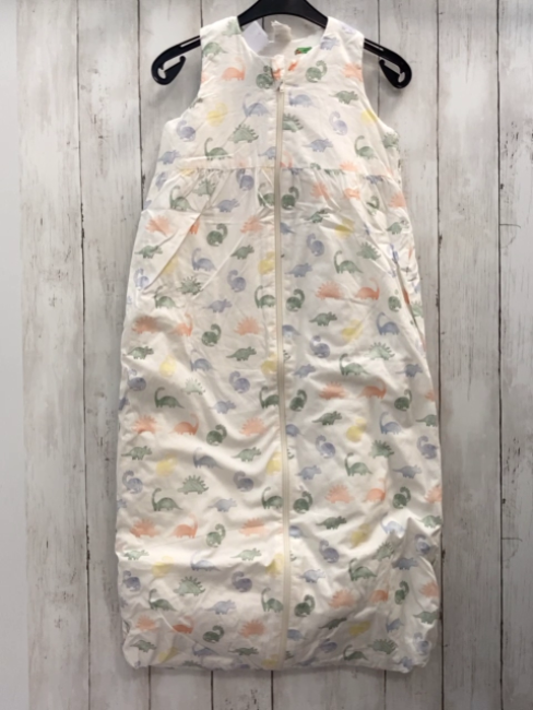 Pusblu 2 TOG Schlafsack Gr. 100cm  weiß bunte Dinos