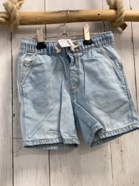 Zara  Shorts  Gr. 92  hellblau Jeans Gummzugbund mit Kordel 