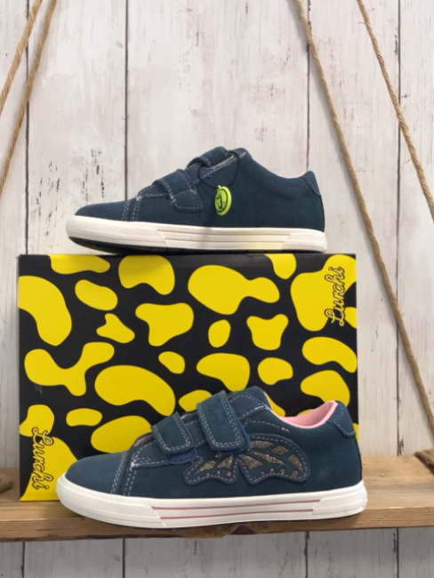 neu Lurchi  Schuhe  Gr. 31  petrol mit Glitzer + Schleife 