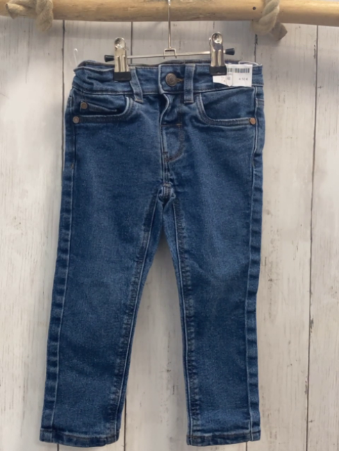   Hose  Gr. 92  blau Jeans Bund verstellbar 