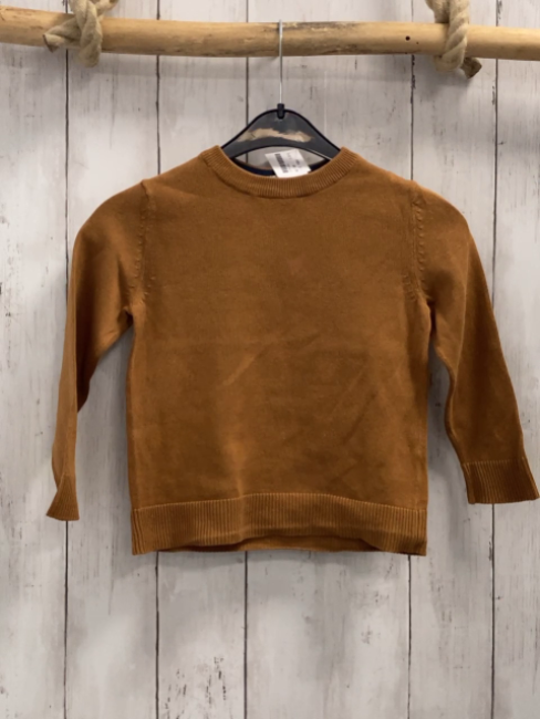 H&M Pullover  Gr. 98  ocker Strick 