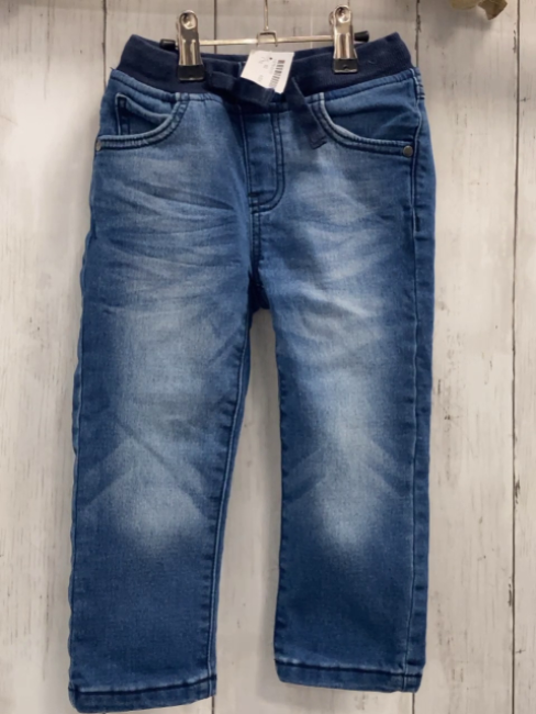   Hose  Gr. 92  blau Jeans dunkelblauer Bund 