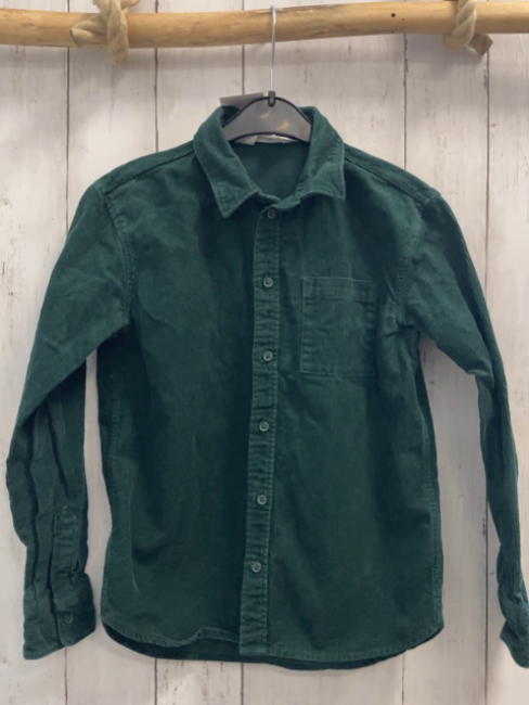 H&M  Hemd  Gr. 134  grün Kord 