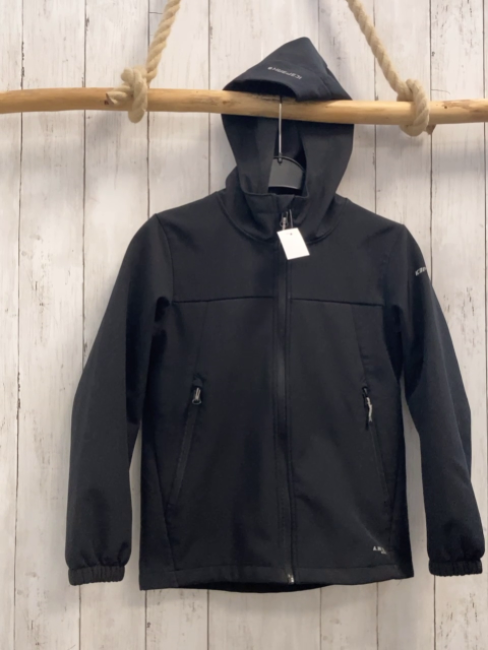 CMP Softshelljacke  Gr. 140  schwarz Kapuze 