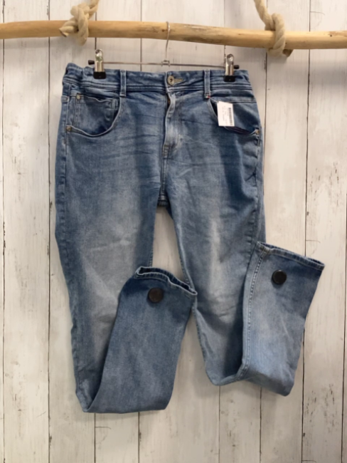 Vingino  Hose  Gr. 170  blau Jeans Bund verstellbar 