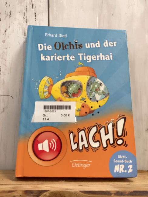  Buch Die Olchis und der karierte Tigerhai 