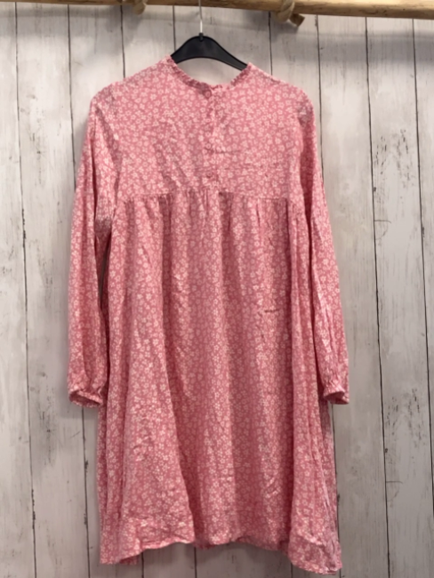 vertbaudet Kleid Gr. 152  rosa weiße Blumen