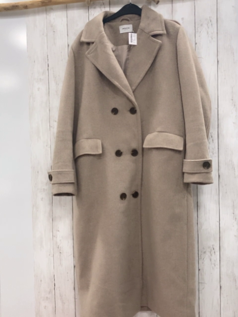 MSCH Copenhagen M/L  Mantel  beige 30 % Wolle 