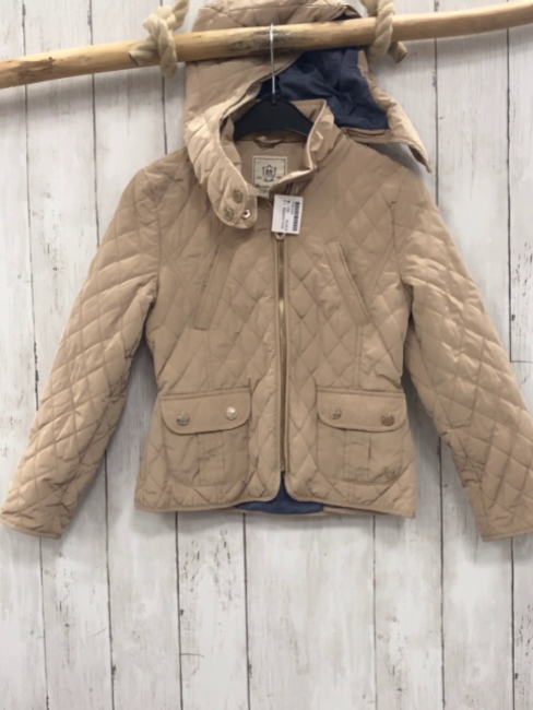 Massimo Dutti  Jacke  Gr. 122  beige Rauten 