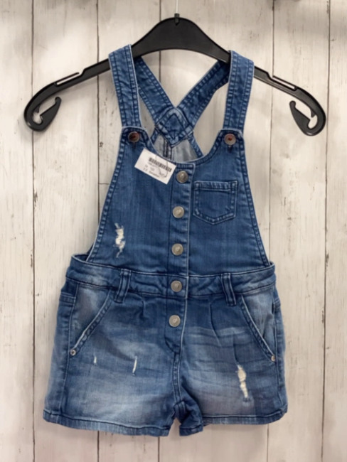 Benetton  Latzshorts  Gr. 122  blau Jeans 