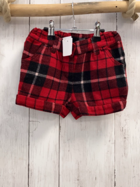 Next  Shorts  Gr. 98  rot schwarz weiß kariert 