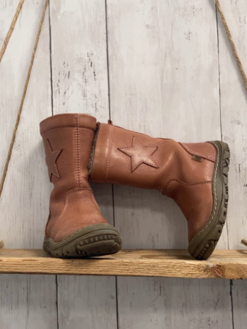 Bisgaard  Stiefel  Gr. 23  rost Stern gefüttert 