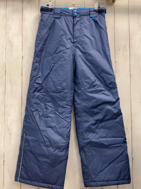   Skihose  Gr. 140  hellblau grau meliert 