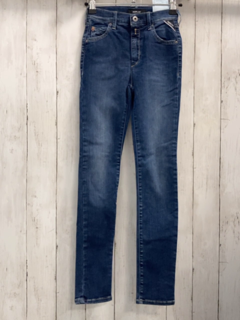 Replay  Hose  Gr. 140  blau Jeans Bund verstellbar 