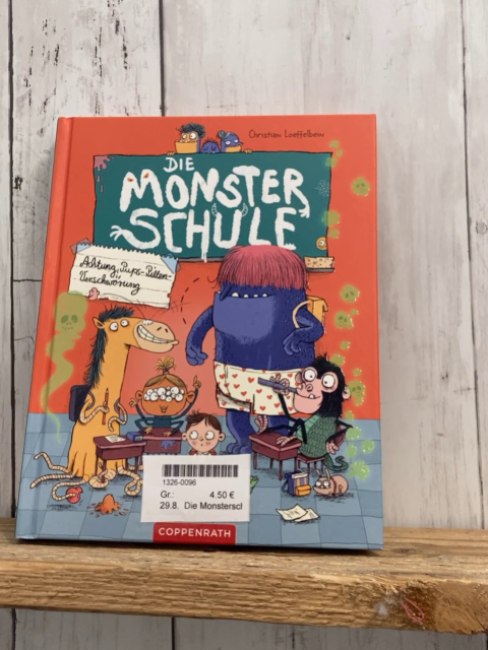 Die Monsterschule  Buch Achtung, Pups-Pillen-Verschwörung 