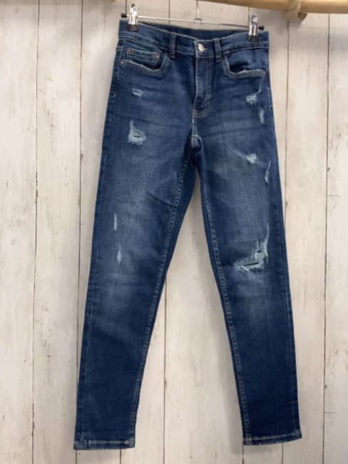 Zara  Hose  Gr. 152  blau Jeans Bund verstellbar 