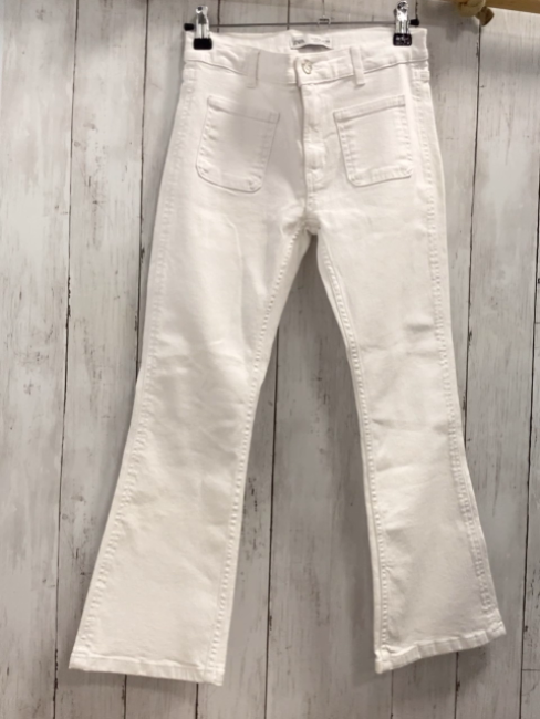 Zara  Hose  Gr. 152  weiß Jeans verstellbarer Bund