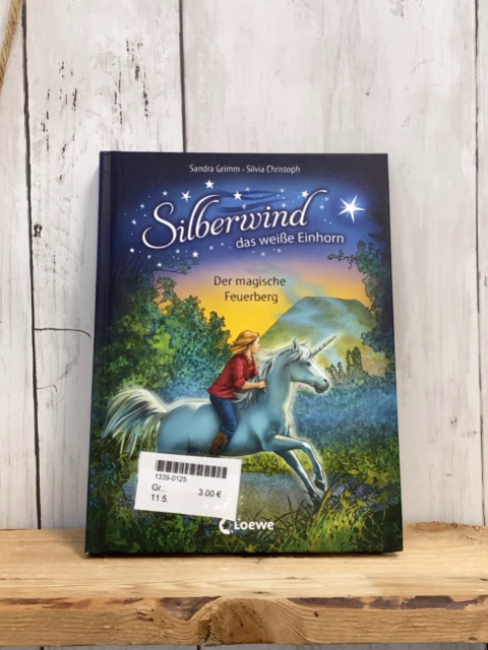   Buch Silberwind das weiße Einhorn Der magiche Feuerwerg 