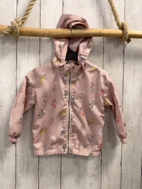 H&M  Jacke  Gr. 86  rosa Blumen 