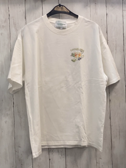 Casablance  T-Shirt  Gr. L weiß Lebensmittel 
