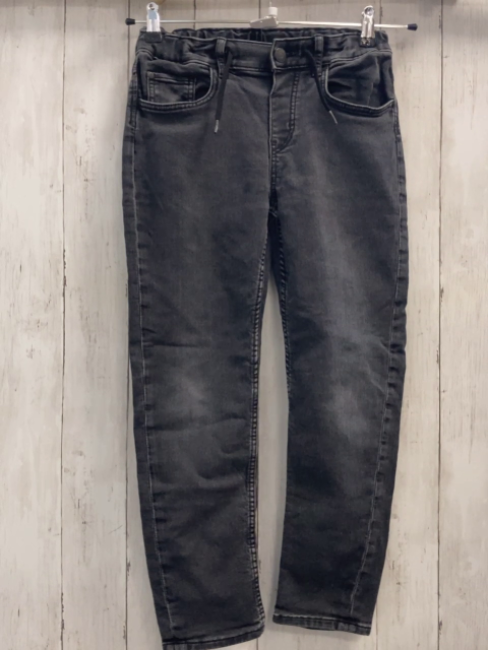 H&M Hose  Gr. 140  grau Jeans Bund verstellbar 