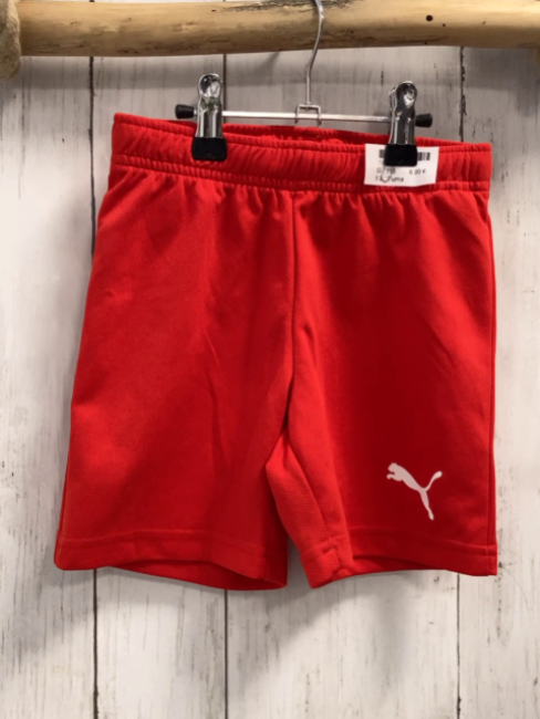 Puma  Sportshorts  Gr. 116  rot weiße Puma 