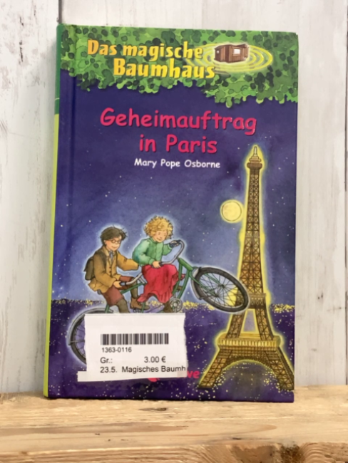 Magisches Baumhaus  Buch Geheimauftrag in Paris 