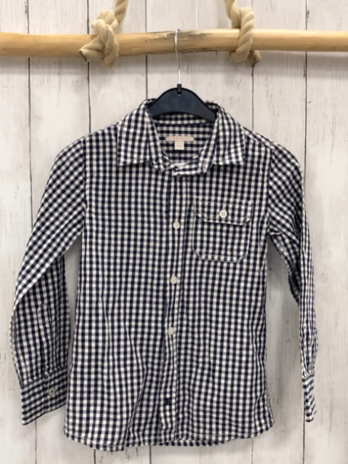 Esprit  Hemd  Gr. 116  schwarz weiß kariert 