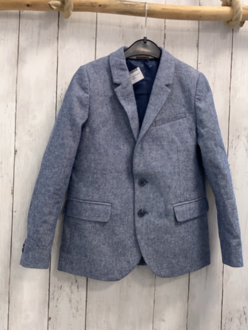 H&M  Jacket  Gr. 122/128  hellbgrau blau meliert 