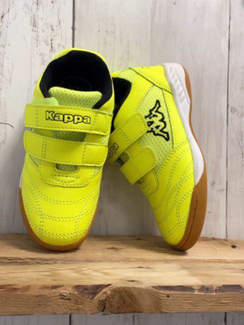 neu Kappa  Schuhe  Gr. 25  gelb schwarze Schrift + Bund 