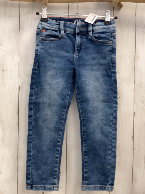 S´Oliver Hose Gr. 110  blau Jeans  Bund verstellbar