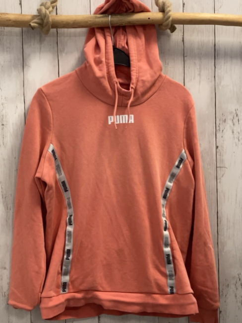 Puma  Pullover  Gr. 164/170  apricot Kapuze weiße Schrift 