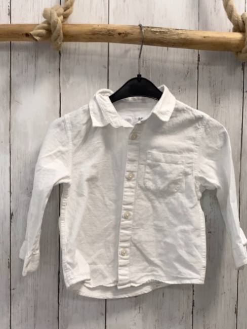 Zara  Hemd  Gr. 92  weiß 