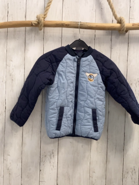 Sergent Major  Winterjacke  Gr. 116  hellblau blaue Ärmel