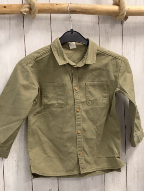 H&M  Hemd  Gr. 104  kiwi 