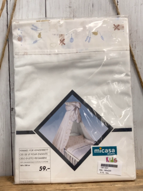 neu Himmel für Kinderbett Gr. 160x220  weiß Mäuse NP 59€