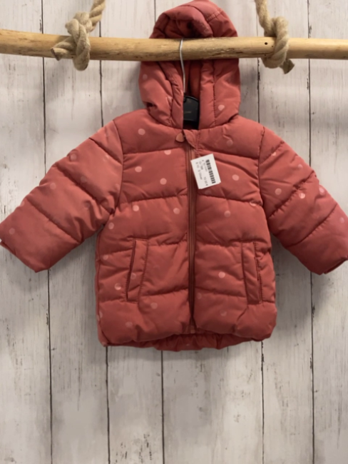 S´Oliver  Winterjacke  Gr. 68  rostrot Punkte 