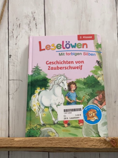 Leselöwen  Buch Geschichten von Zauberschweif 