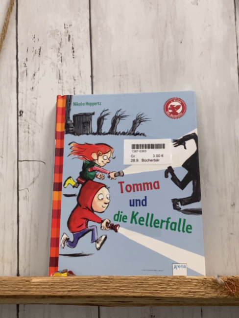 Bücherbär  Buch Tomma und die Kellerfalle 