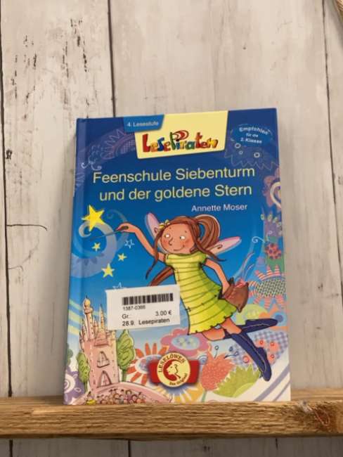 Lesepiraten  Buch Feenschule Siebenturm und der goldene Stern 