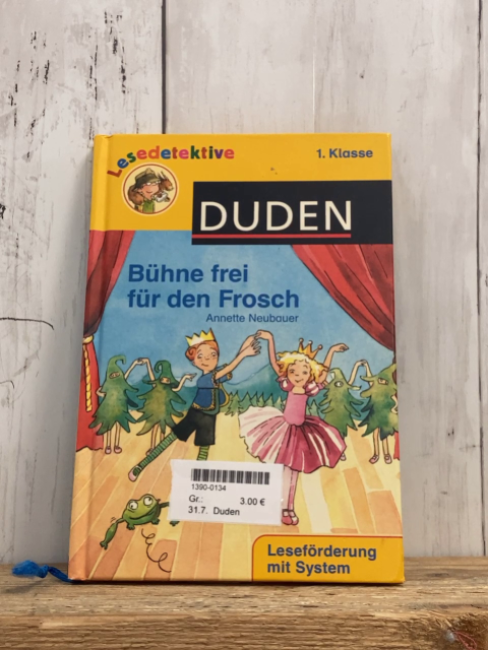 Duden  Buch Bühne frei für den Frosch 