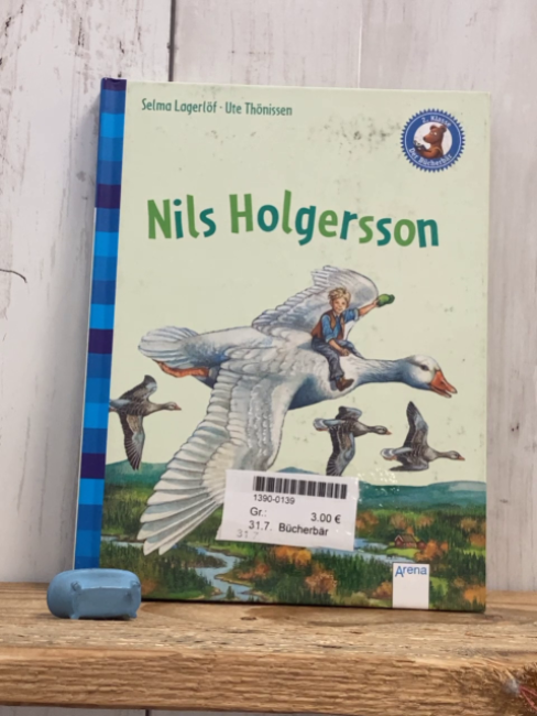 Bücherbär  Buch Nils Holgersson 