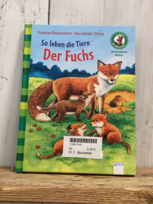 Bücherbär  Buch So leben die Tiere Der Fuchs 