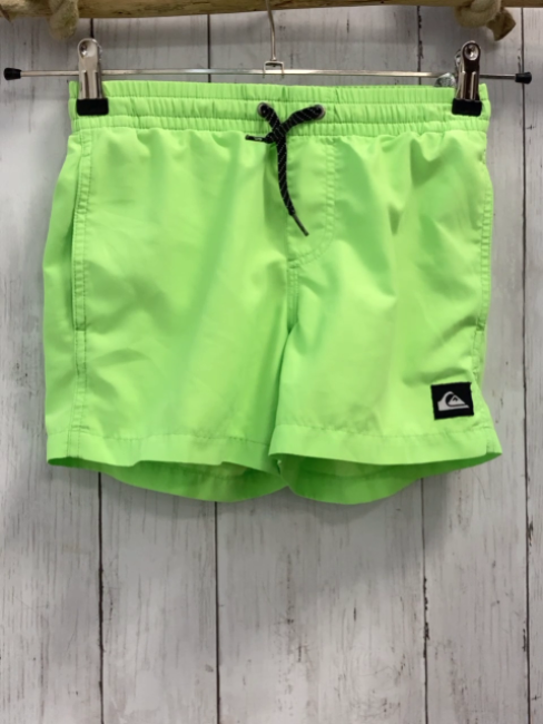 Quiksilver  Badeshorts  Gr. 128  hellgrün schwarze Kordel 