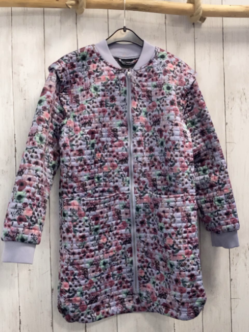 name it Jacke Gr. 146  flieder Blumen