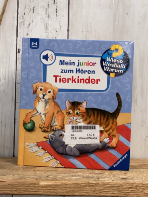 Wieso?Weshalb?Warum Pappbuch Mein junior zum Hören Tierkinder